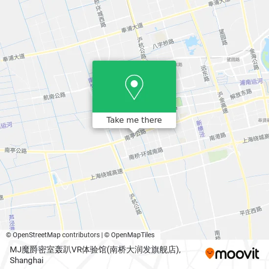 MJ魔爵密室轰趴VR体验馆(南桥大润发旗舰店) map