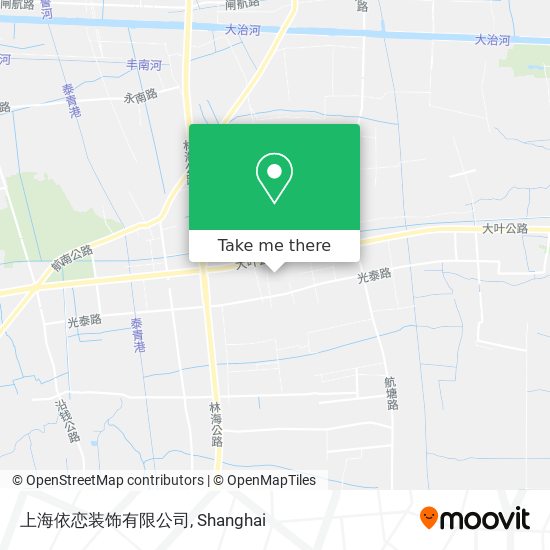 上海依恋装饰有限公司 map