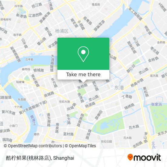 酷柠鲜果(桃林路店) map