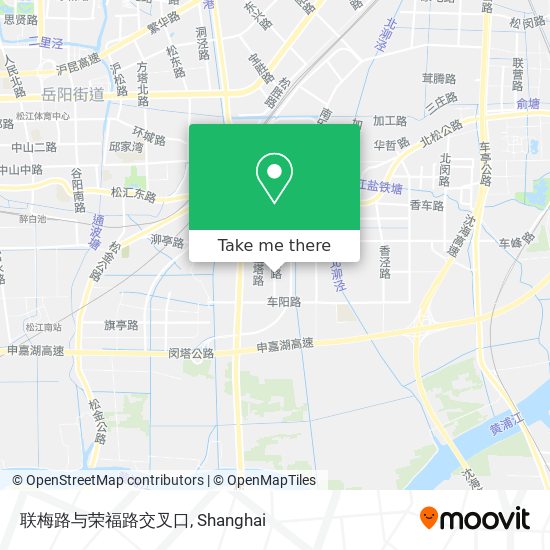 联梅路与荣福路交叉口 map