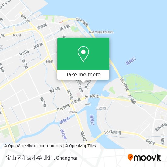 宝山区和衷小学-北门 map