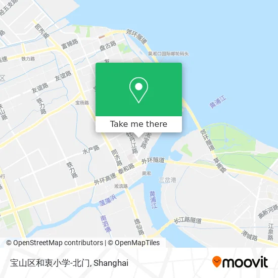 宝山区和衷小学-北门 map