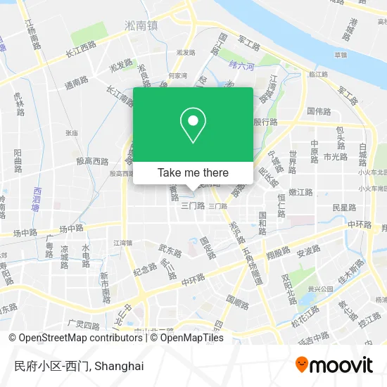 民府小区-西门 map