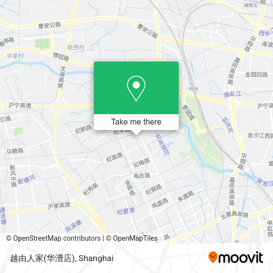 越由人家(华漕店) map