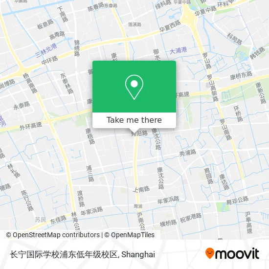 长宁国际学校浦东低年级校区 map
