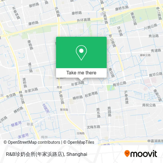 R&B珍奶会所(年家浜路店) map