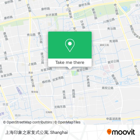 上海印象之家复式公寓 map