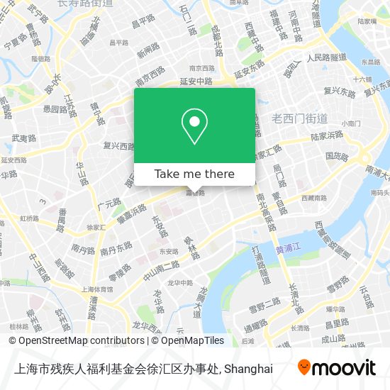 上海市残疾人福利基金会徐汇区办事处 map