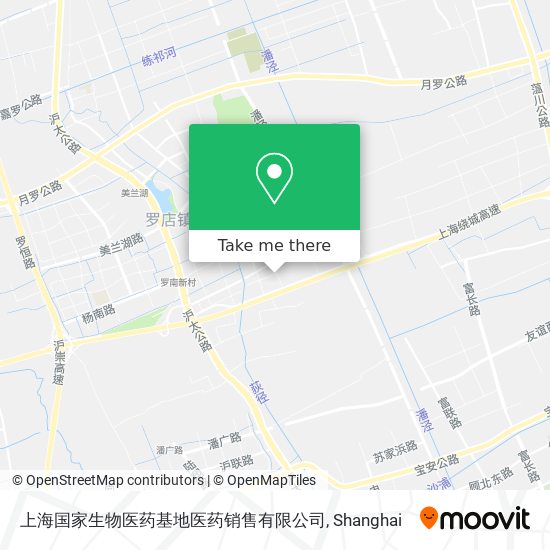 上海国家生物医药基地医药销售有限公司 map