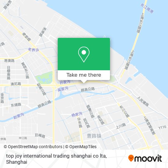 top joy international trading shanghai co lta map