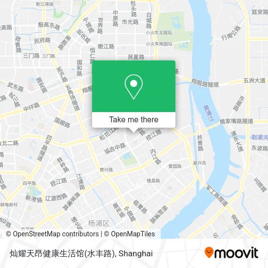 灿耀天昂健康生活馆(水丰路) map