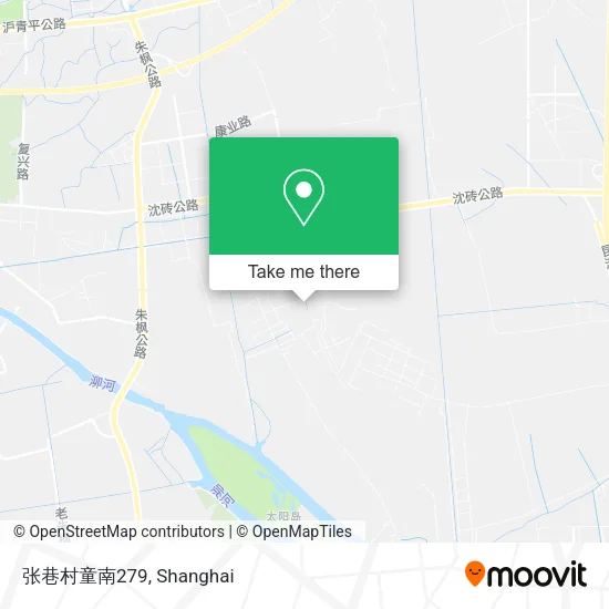 张巷村童南279 map