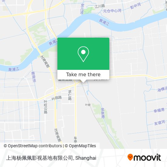 上海杨佩佩影视基地有限公司 map