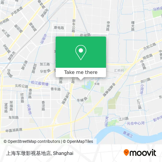 上海车墩影视基地店 map
