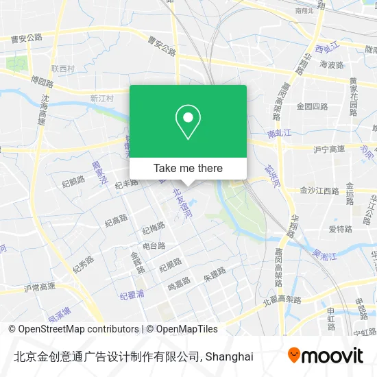 北京金创意通广告设计制作有限公司 map
