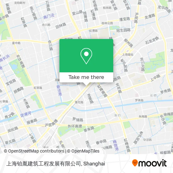 上海铂胤建筑工程发展有限公司 map