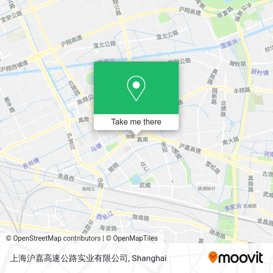 上海沪嘉高速公路实业有限公司 map