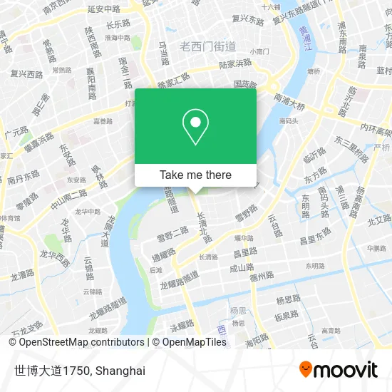 世博大道1750 map