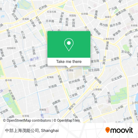 中部上海茂能公司 map