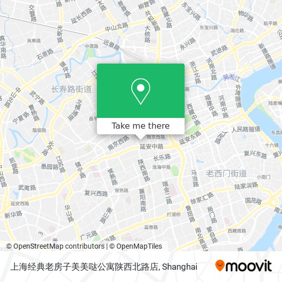 上海经典老房子美美哒公寓陕西北路店 map