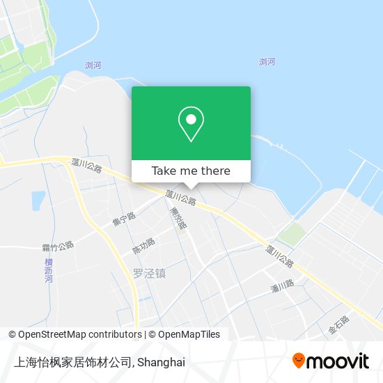 上海怡枫家居饰材公司 map