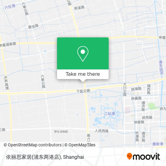 依丽思家居(浦东两港店) map