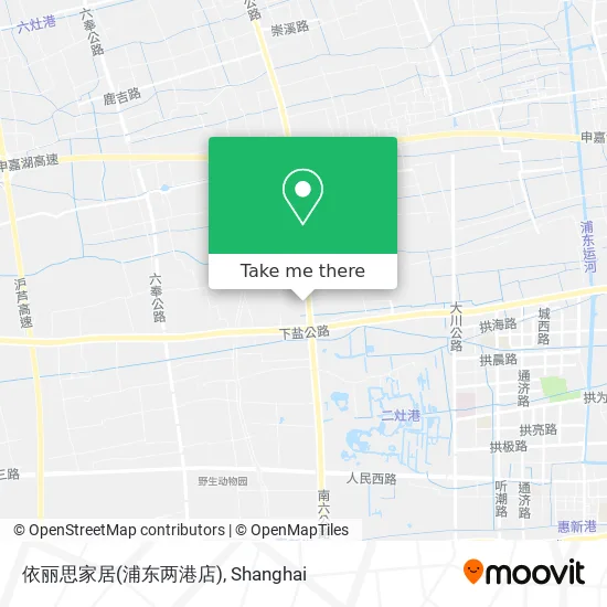 依丽思家居(浦东两港店) map