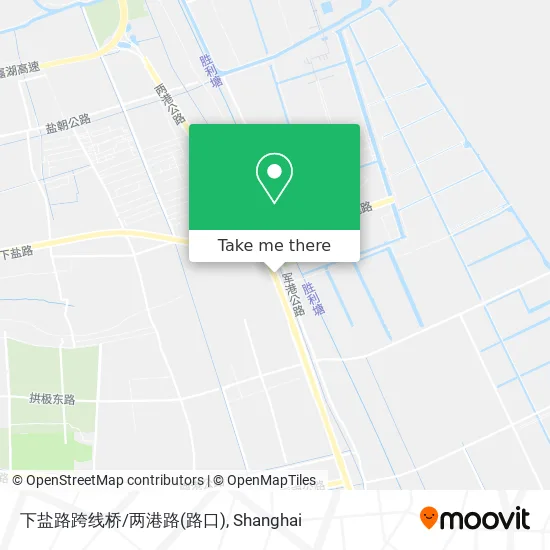 下盐路跨线桥/两港路(路口) map