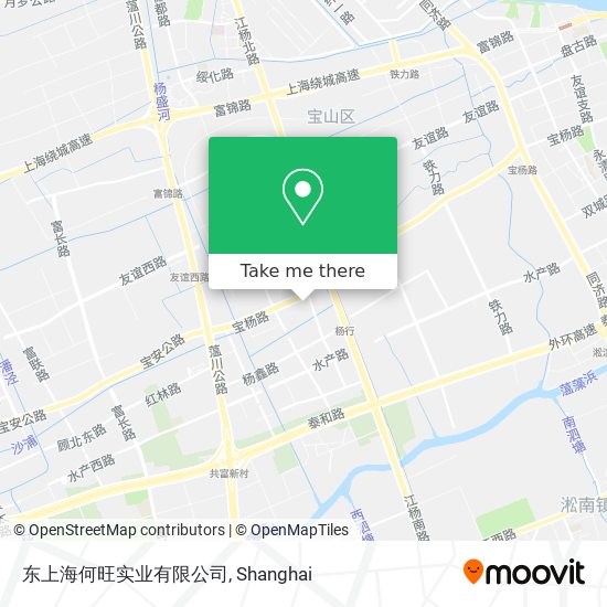 东上海何旺实业有限公司 map