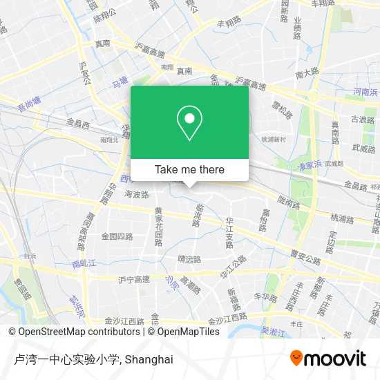 卢湾一中心实验小学 map