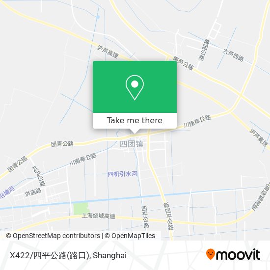 X422/四平公路(路口) map