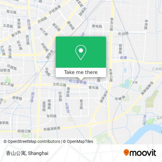 香山公寓 map