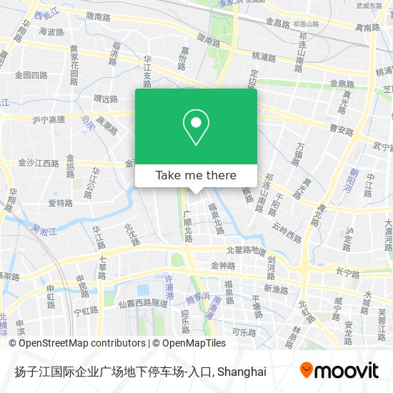 扬子江国际企业广场地下停车场-入口 map