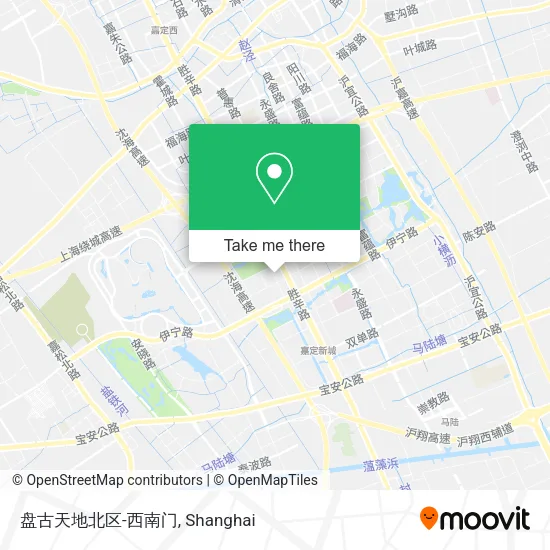 盘古天地北区-西南门 map