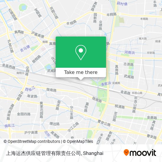 上海运杰供应链管理有限责任公司 map