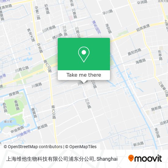 上海维他生物科技有限公司浦东分公司 map