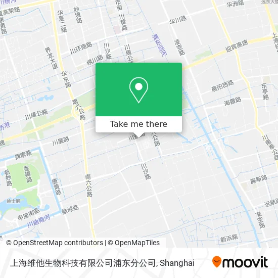 上海维他生物科技有限公司浦东分公司 map