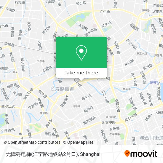无障碍电梯(江宁路地铁站2号口) map
