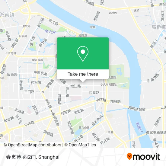 春岚苑-西2门 map