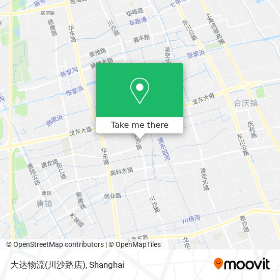 大达物流(川沙路店) map