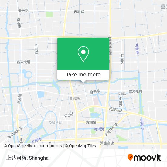 上达河桥 map