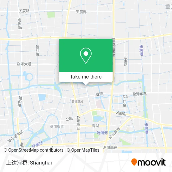 上达河桥 map