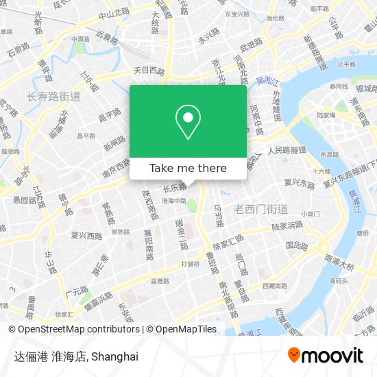 达俪港 淮海店 map