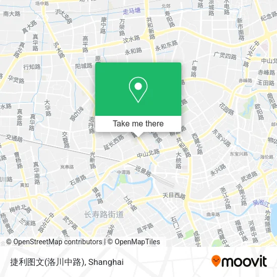 捷利图文(洛川中路) map