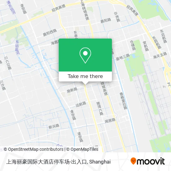 上海丽豪国际大酒店停车场-出入口 map