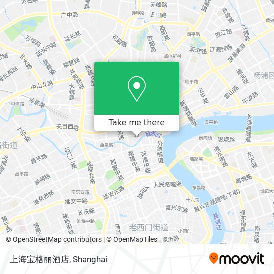 上海宝格丽酒店 map