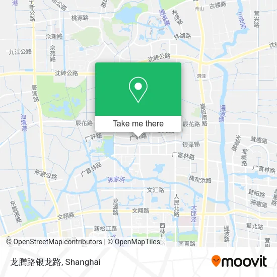 龙腾路银龙路 map