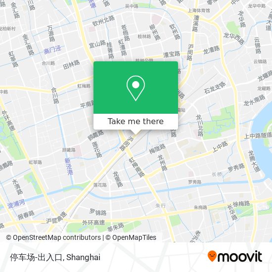 停车场-出入口 map