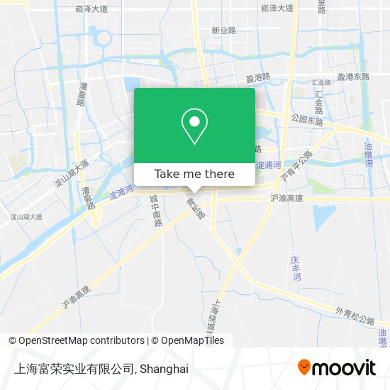 上海富荣实业有限公司 map