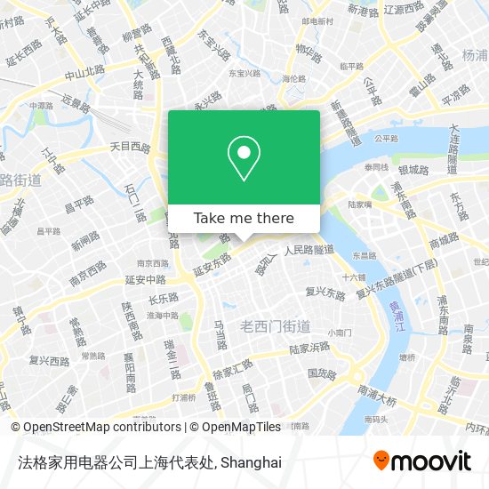 法格家用电器公司上海代表处 map
